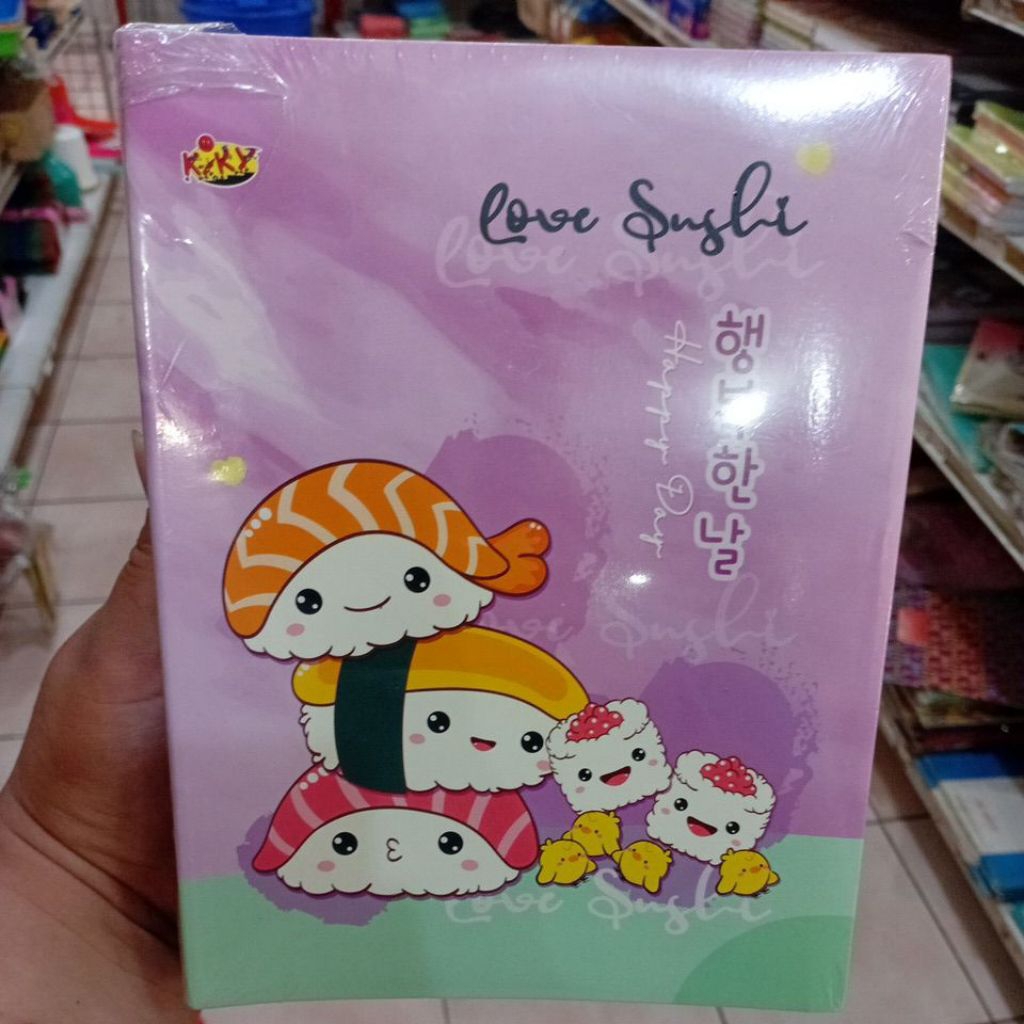 

Buku Tulis Kyky 58 Lembar 10 Buku (Berwarna&Bermotif)
