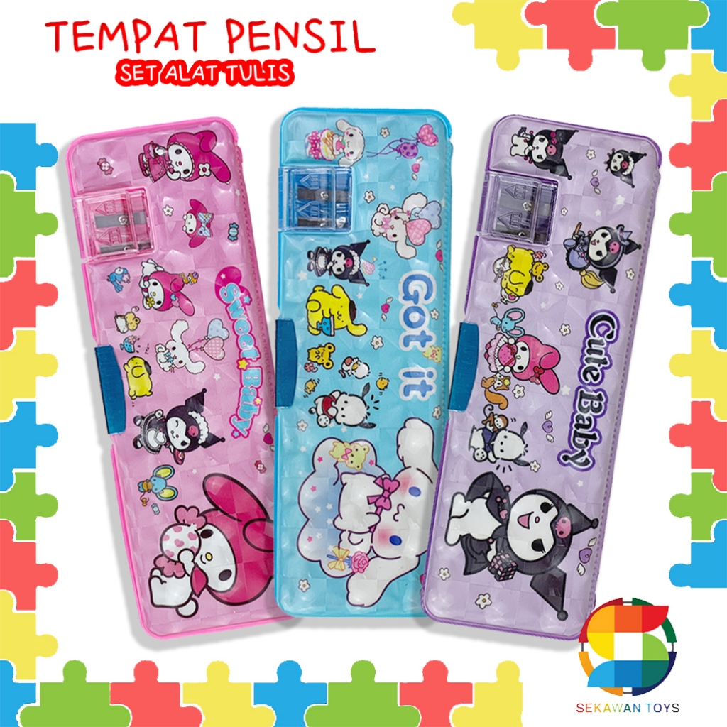 

Tempat Pensil Bergambar Premium 21CM / Tempat Pensil High Quality / Tempat Pensil Bergambar dan Rautan 062-252
