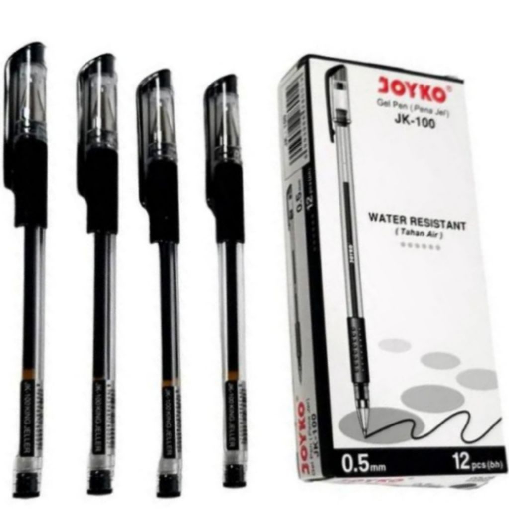

Pulpen Gel Pen 1 kotak isi 12 Pcs 0.5mm
