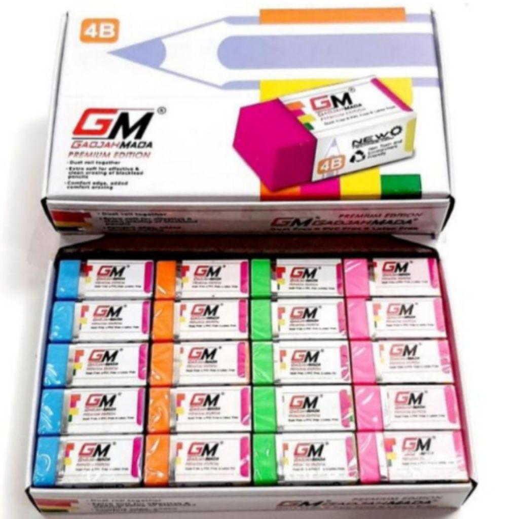 

Penghapus Warna 1 Kotak isi 20 Pcs