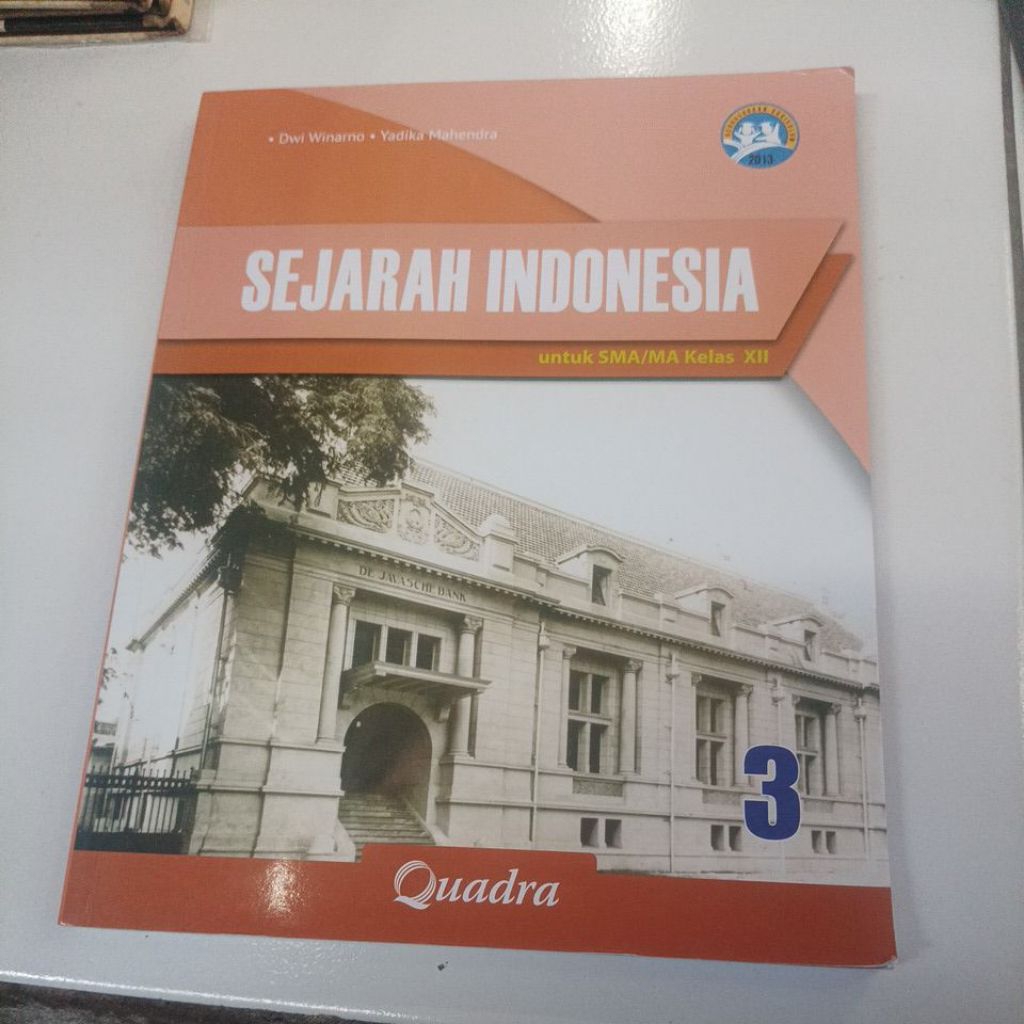 buku paket siswa sejarah Indonesia quadra bekas original