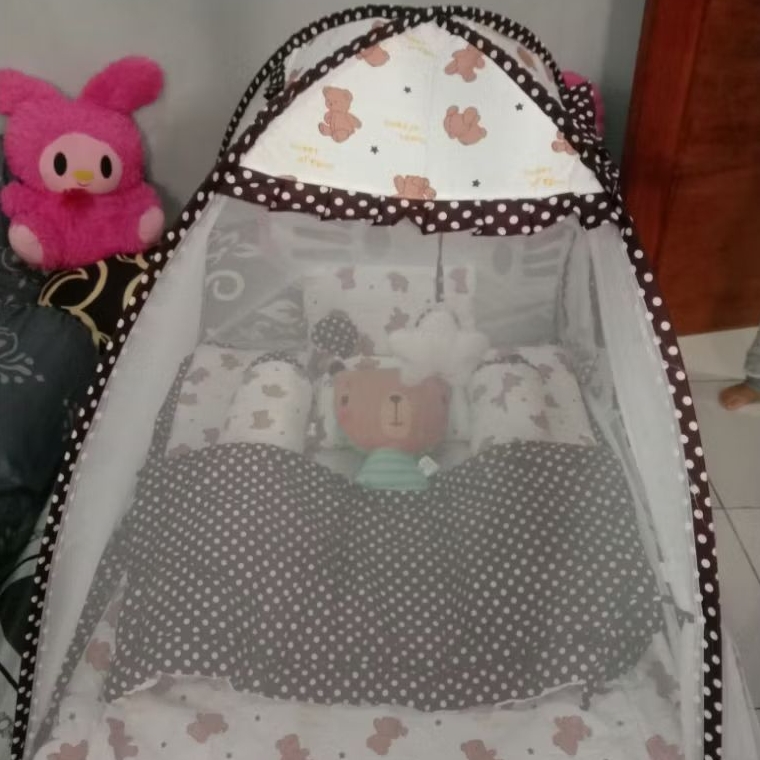 PRELOVED Bumbee Collection - Kasur Set Bayi + Kelambu Baby Mattress Set