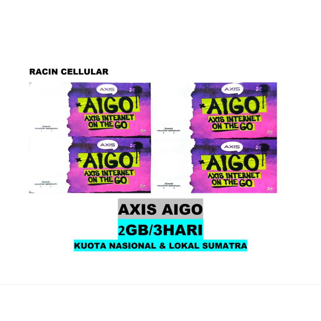 VOUCHER AXIS AIGO 2GB/3HARI