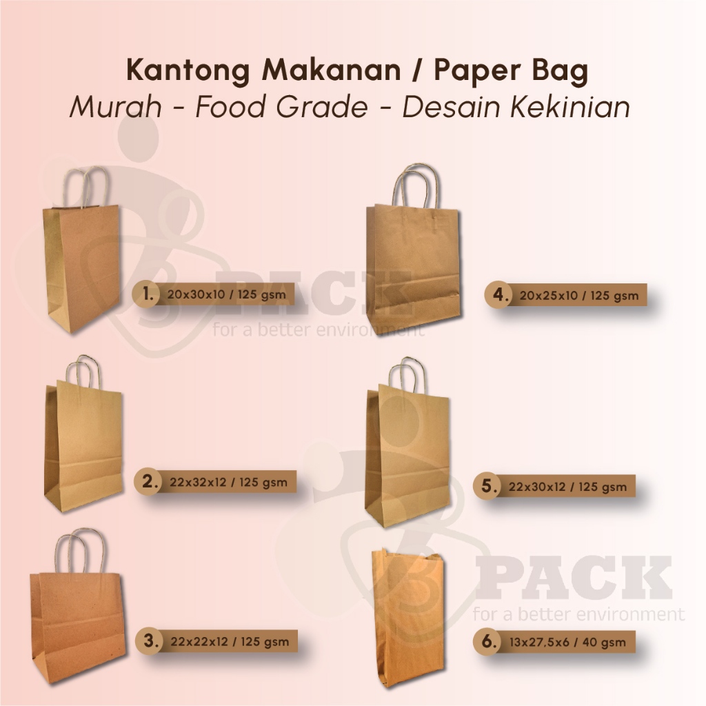 

PAPERBAG COKLAT POLOS SHOPPING BAG,TAS KERTAS SOUVENIR KADO TERMURAH