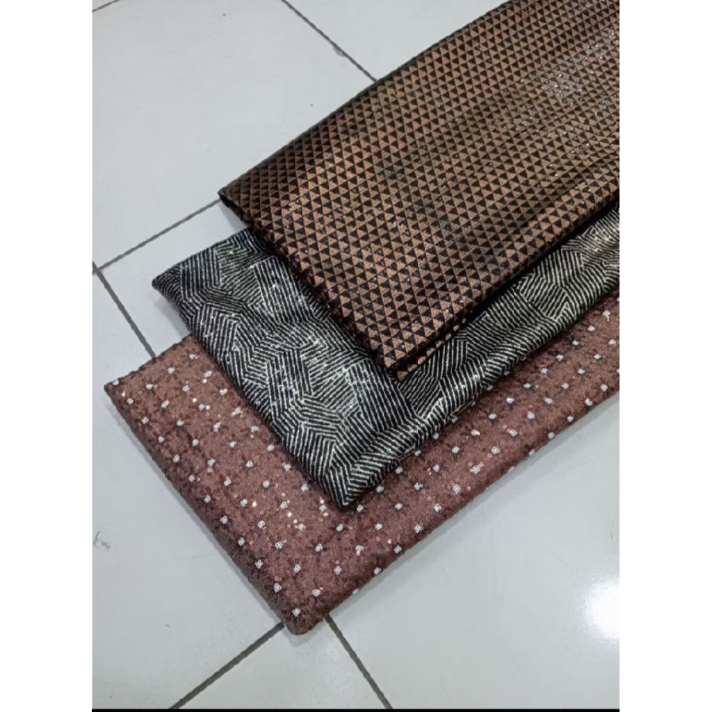 BAHAN/KAIN SQUIN ABSTRAK SQUIN ETNIK SQUIN PAYET