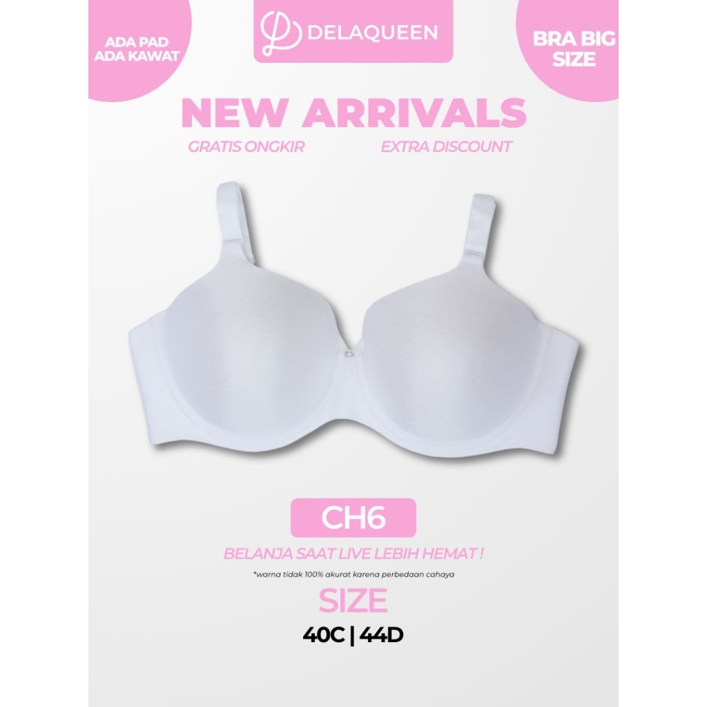 Delaqueen | Bra Big Size Bra Jumbo Bh Big Size 40C 44D CH6