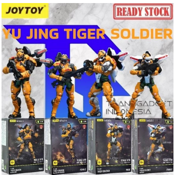 JOYTOY 1/18 Corvus Belli Infinity Yu Jing Tiger Soldier - Black Ops Male JT5819 - Black Ops Hacker F