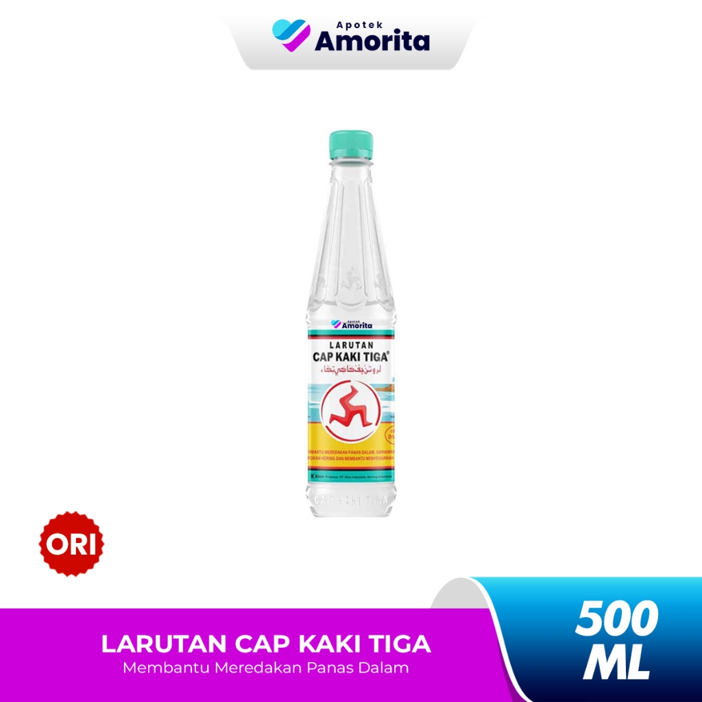 

Larutan Cap Kaki Tiga Botol 500 ml