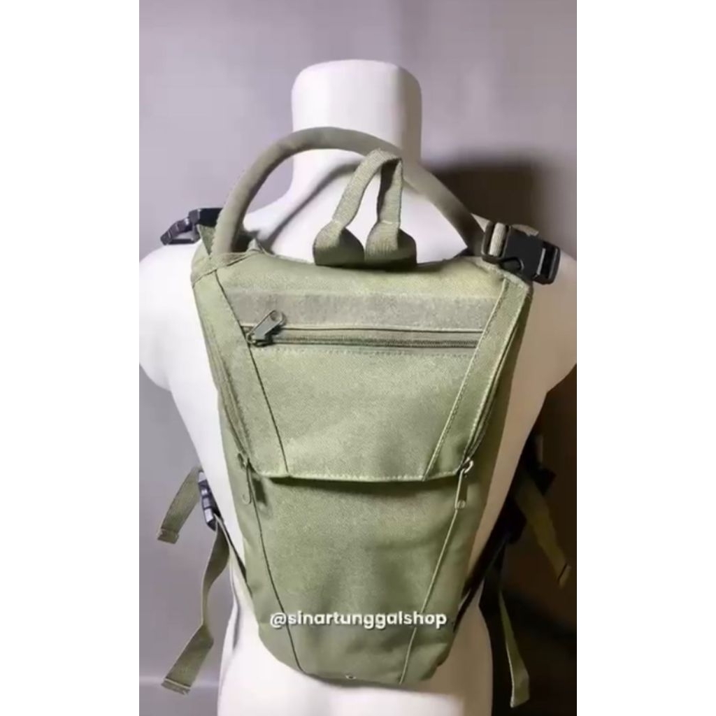 Sinartunggalshop - Tas waterbag trail gowes jatah TNI