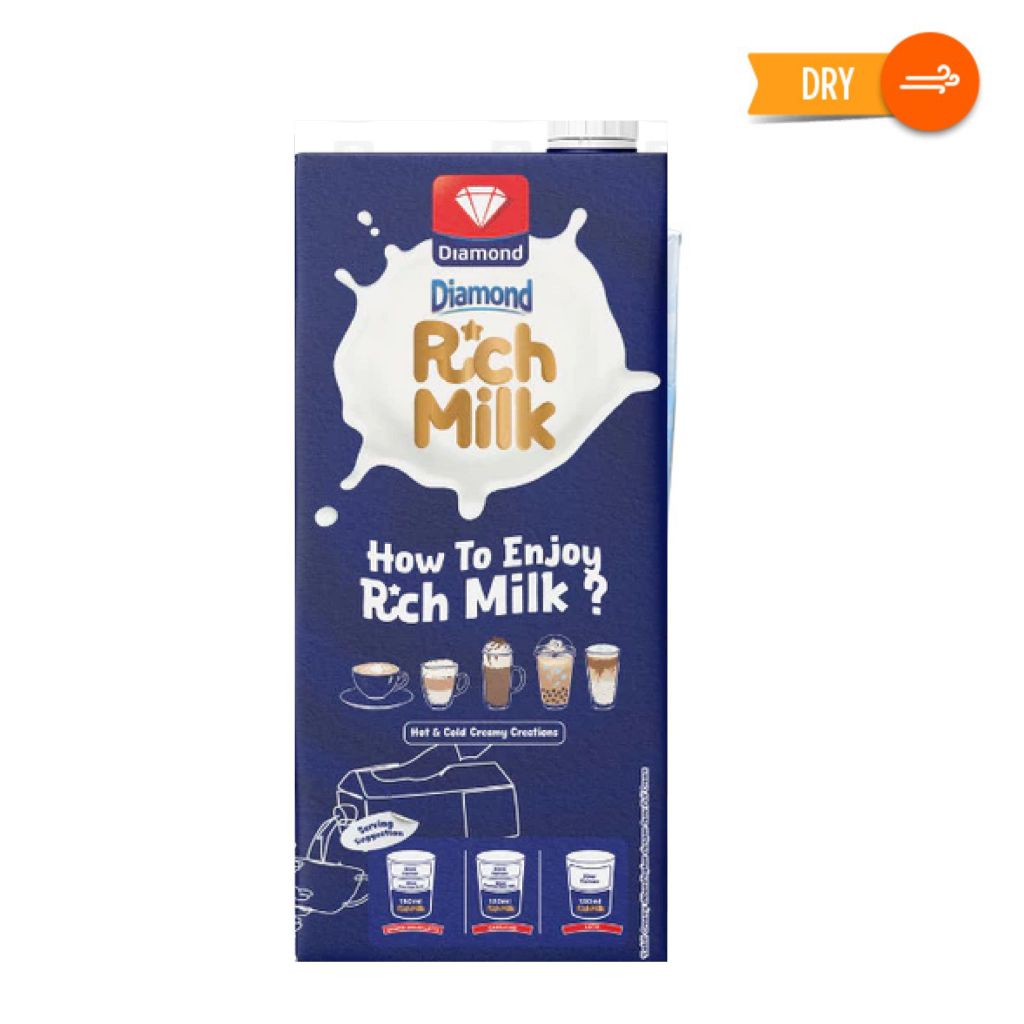 

DIAMOND UHT RICH MILK 1 LT