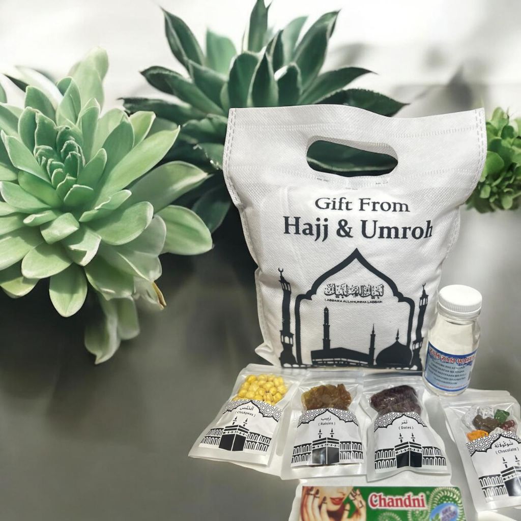 

oleh oleh haji dan umroh bag premium putih