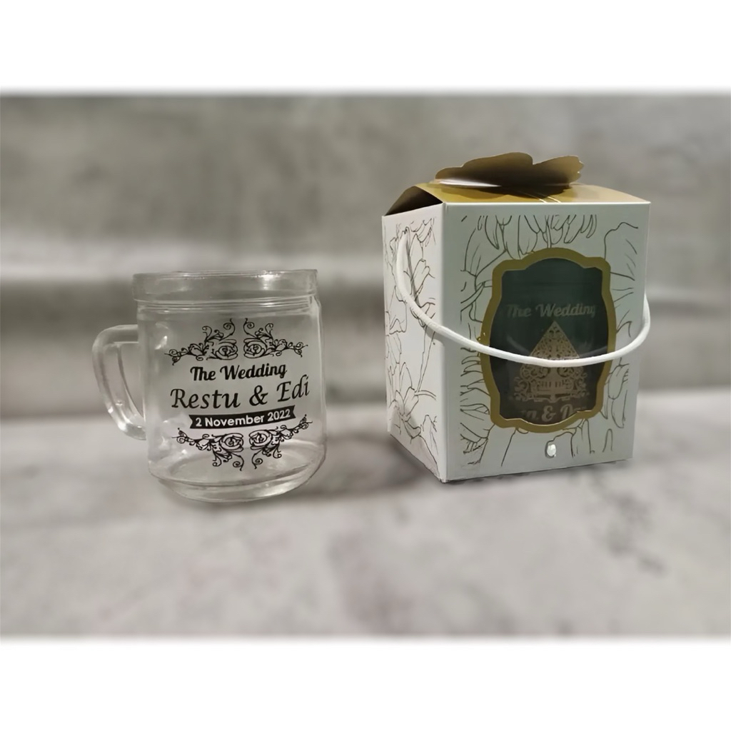 Souvenir Gelas CG List Souvenir gelas gagang