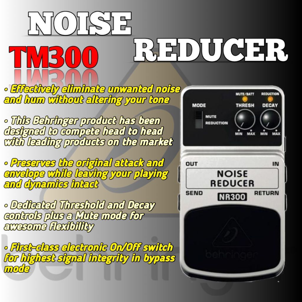 EFEK GITAR ELEKTRIK BEHRINGER NR300 EFEK GITAR BEHRINGER NOISE REDUCER