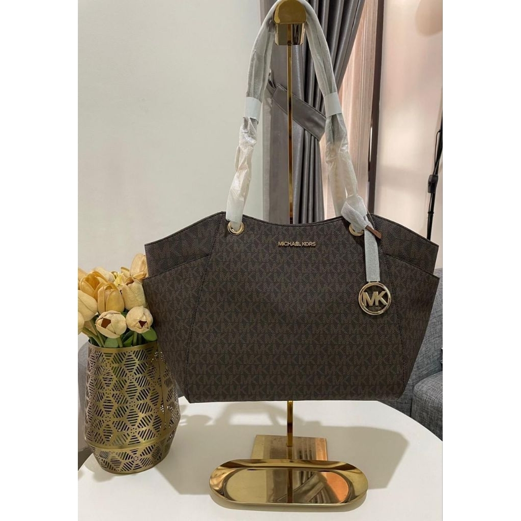 Michael Kors JET SET TRAVEL LG CHAIN TOTE Authentic Original Store