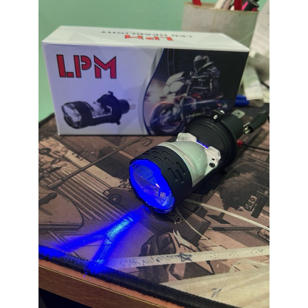 Lampu LED LPM GS-H4 Projector H4 Mini Projector Lens Lensa Motor Mobil Headlight Headlamp