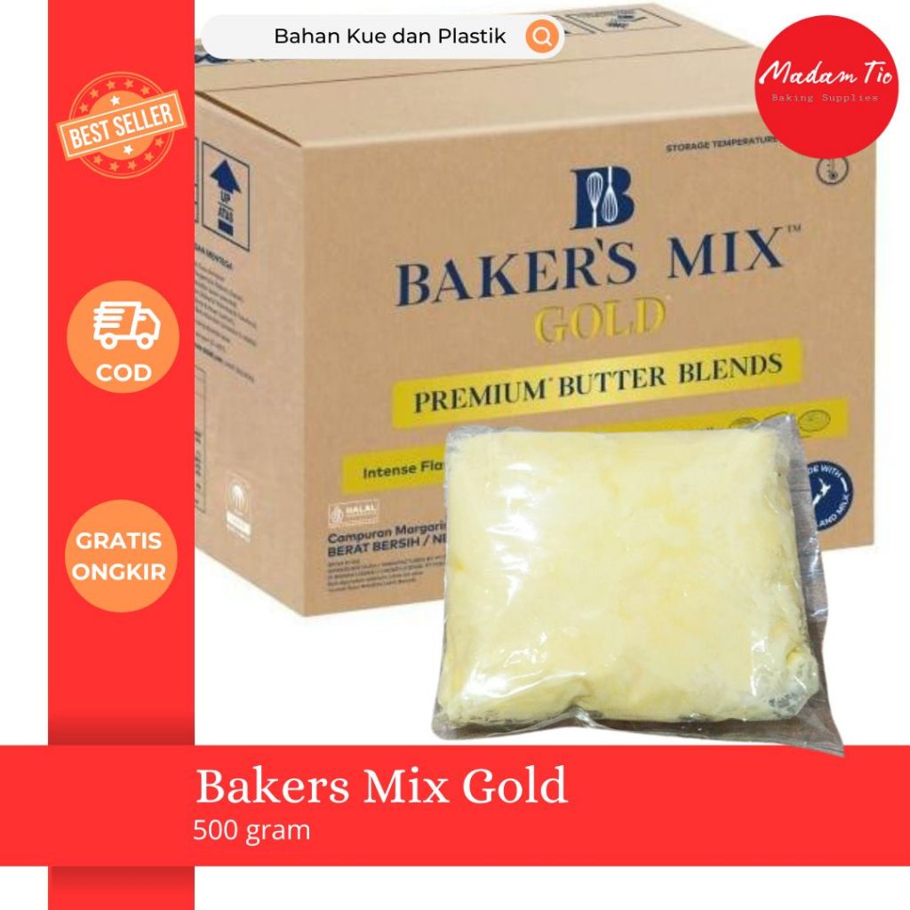 

Margarin Bakers Mix Gold 500gram Rpck