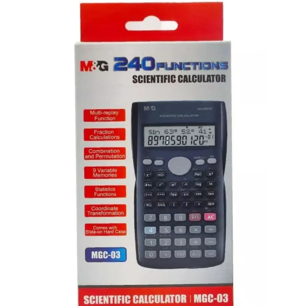 

Kalkulator Scientific M&G MGC- 03 12 Digit Calculator ADG98767 Sekolah Kantor