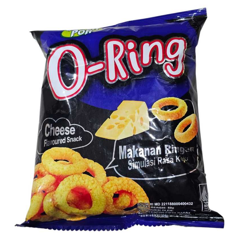 

Snack O-Ring Cheese 50gr - Cemilan/Makanan Ringan / Snack Keju