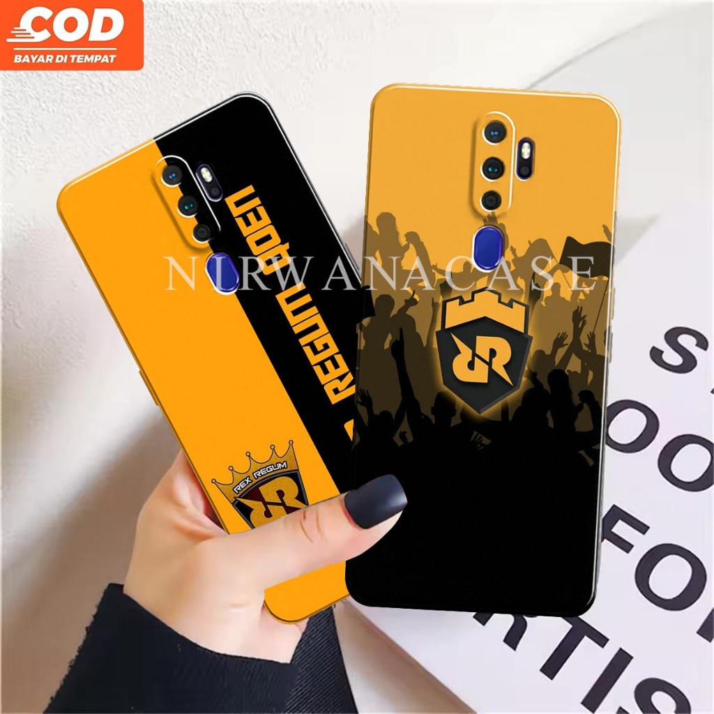 Sillikon Hp Oppo A5 2020 - Case Oppo A9 2020 Motif RRQ Case Pro Camera Lentur - Fashion Case Kekinia