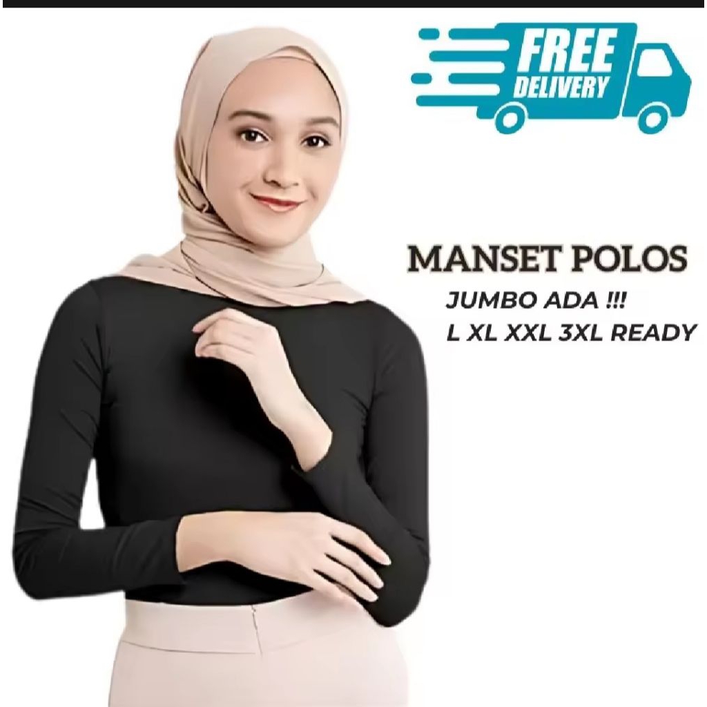 Manset Baju Wanita Atasan Lengan Panjang-baju manset-baju dalam wanita-baju lapisan dalam