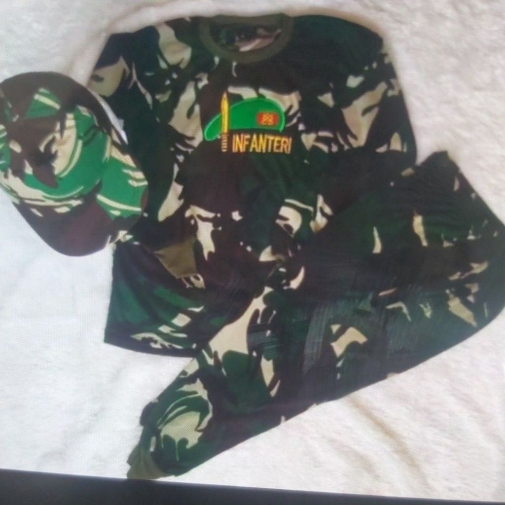 Termurah Kaos Loreng Tentara/TNI anak-anak