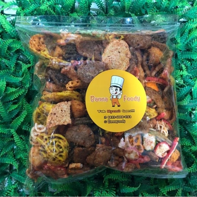 

KERUPUK SEBLAK MIX ISI 500 GRAM | Banna Foody | Snack Viral