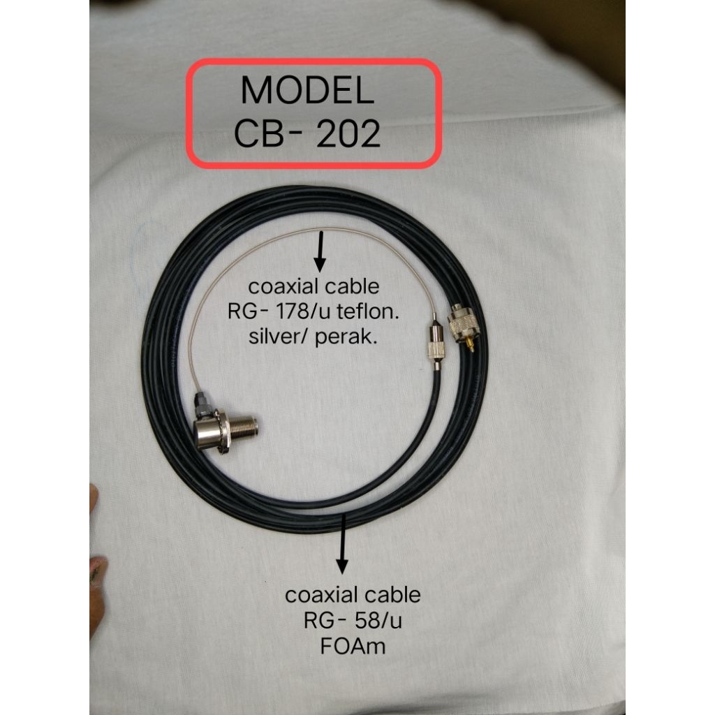 cable Antena  rig/HT