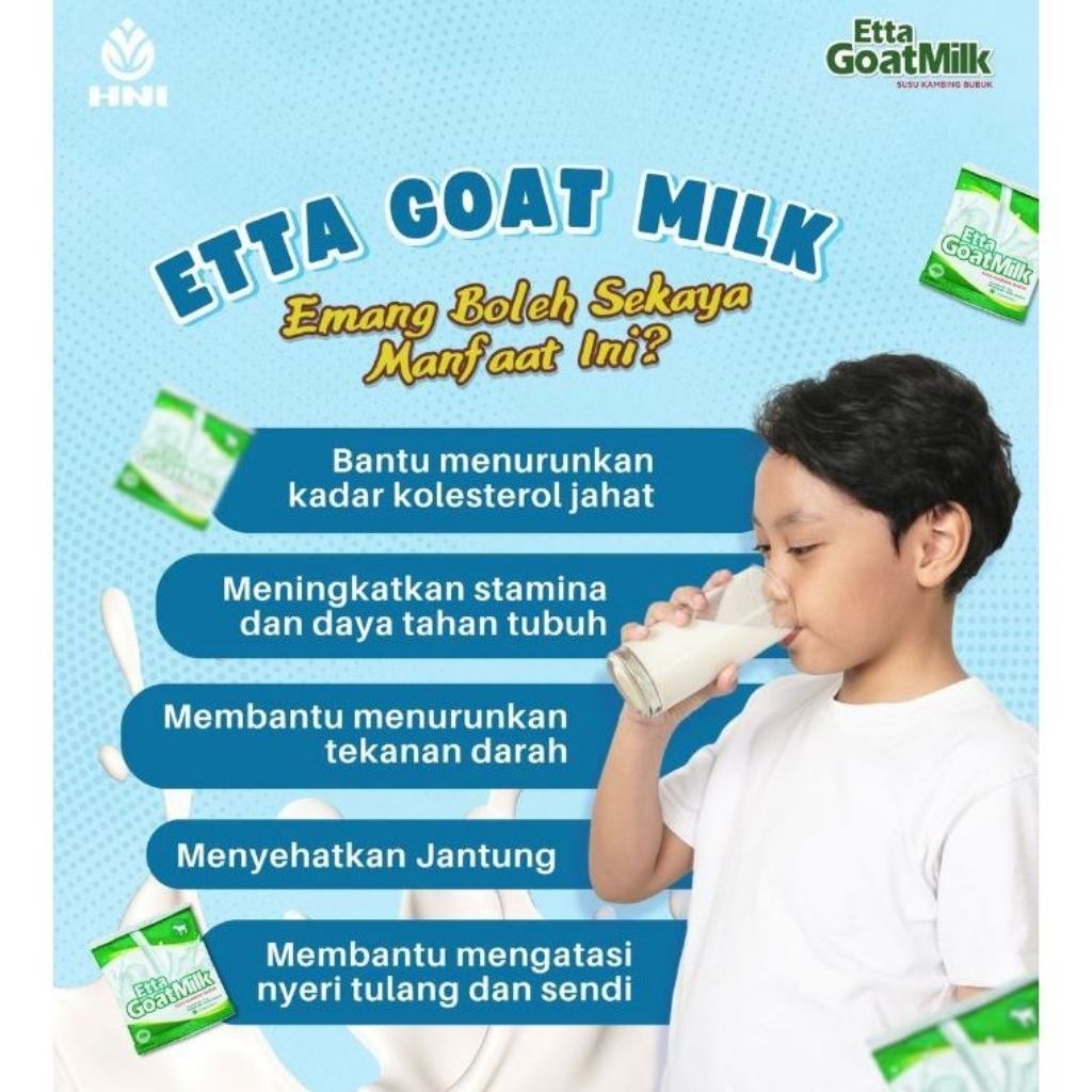 

Susu kambing ( Etta Goat Mild) HNI HPAI