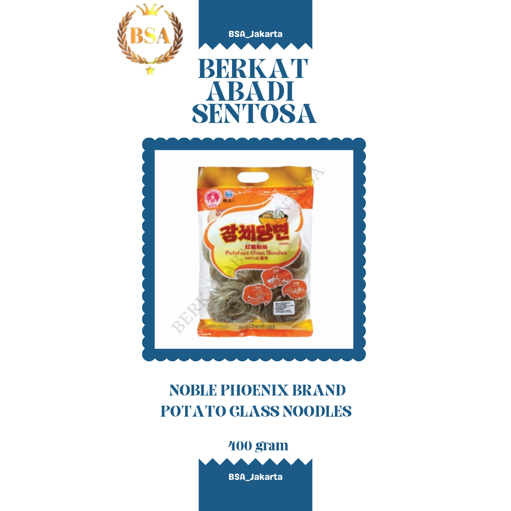 

NOBLE PHOENIX BRAND POTATO GLASS NOODLES 50 ( 400 GR)