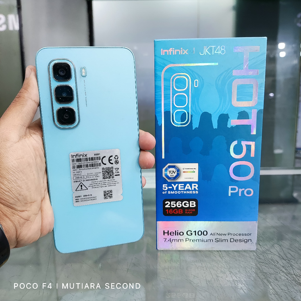 Infinix Hot 50 Pro Ram 8GB Rom 256GB Bekas Original