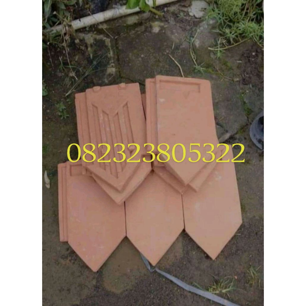 Genteng sirap lancip.