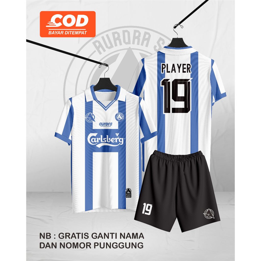 Jersey Futsal Printing Kerah | Jersey Bola Printing Kerah | Jersey Setelan Kerah Printing