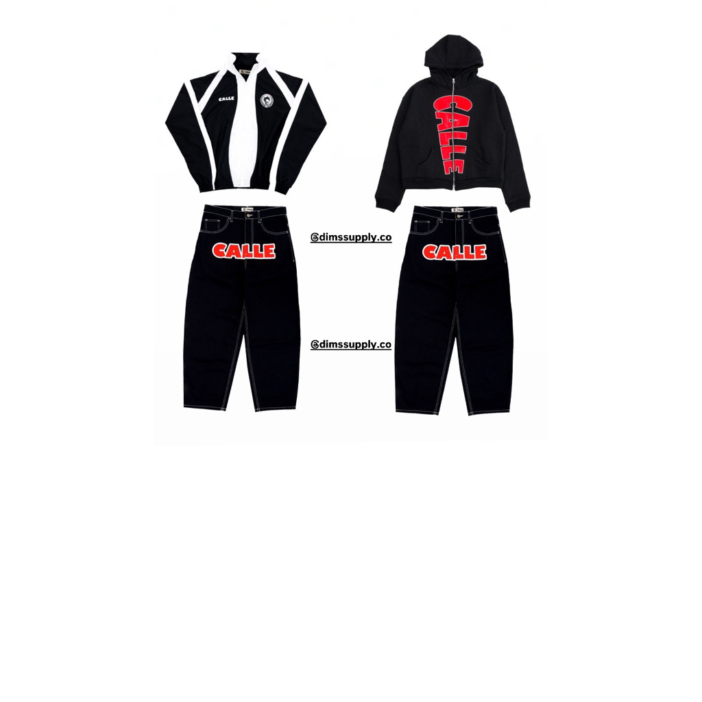 [100% ORIGINAL] TRACKTOP & ZIP UP HOODIE & RAW DENIM CALLE DELARACHE