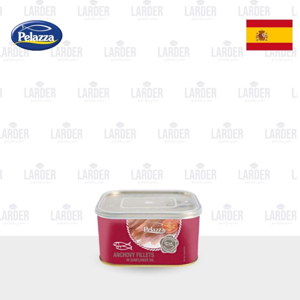 

PELAZZA Anchovies Fillet in Sunflower Oil 600gr | Ikan Anchovy Fillet dalam Minyak