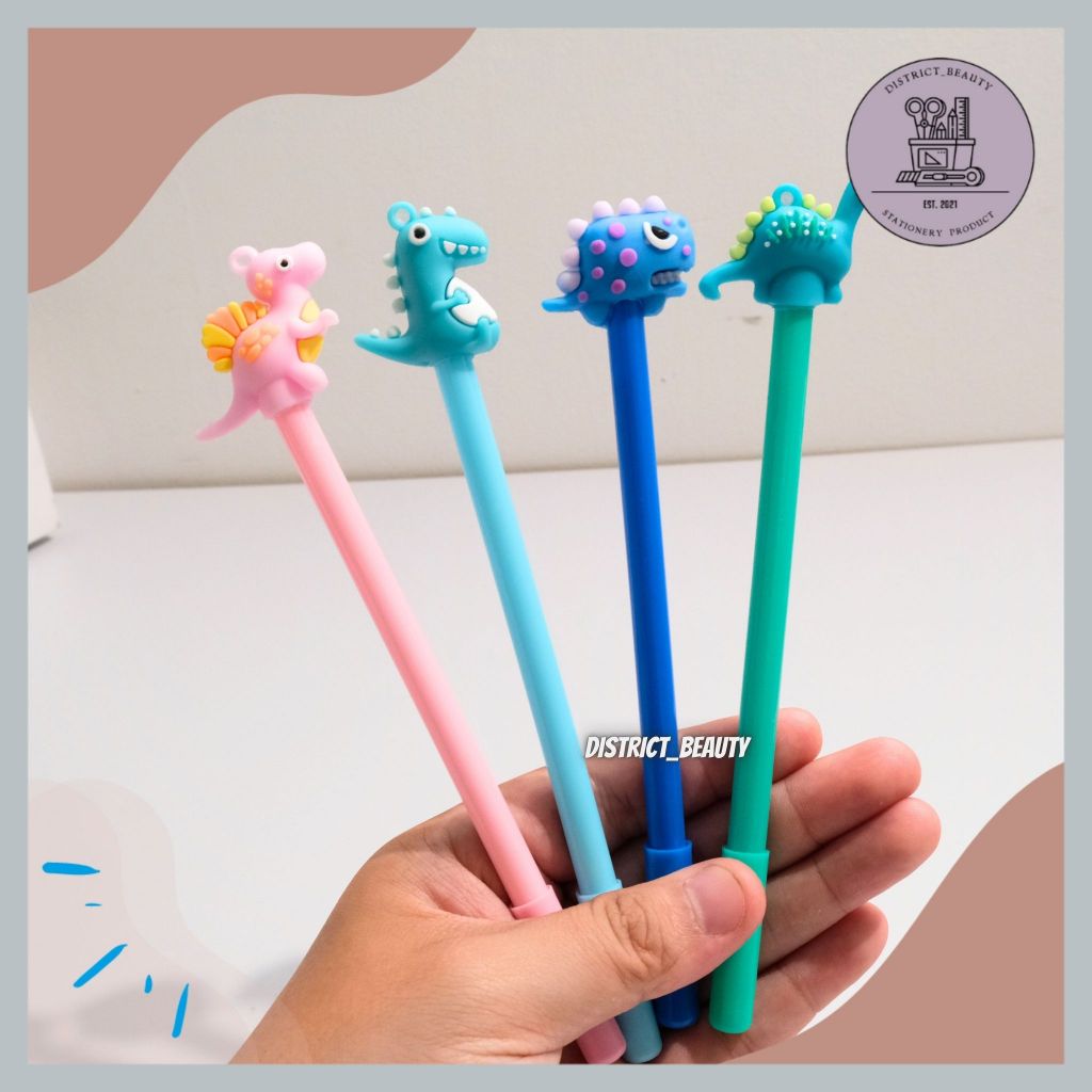 

PULPEN GEL KARAKTER DINOSAURUS SERIES PULPEN GEL BOLPEN ALAT TULIS SEKOLAH PULPEN DINO BOLPOIN UNIK TERMURAH