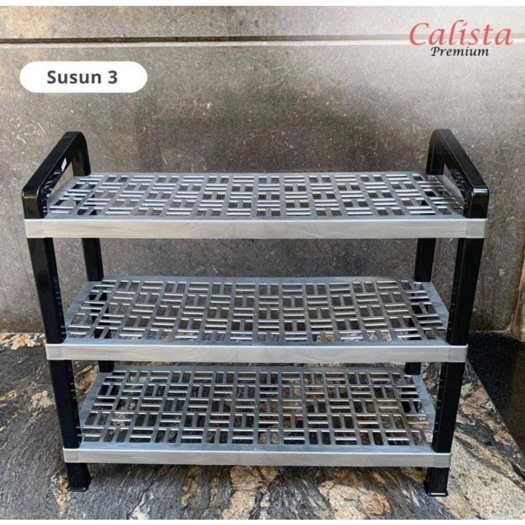 Rak sepatu calista cosmic premium rak susun rak 3 susun /rak 4 susun/rak 5 susun