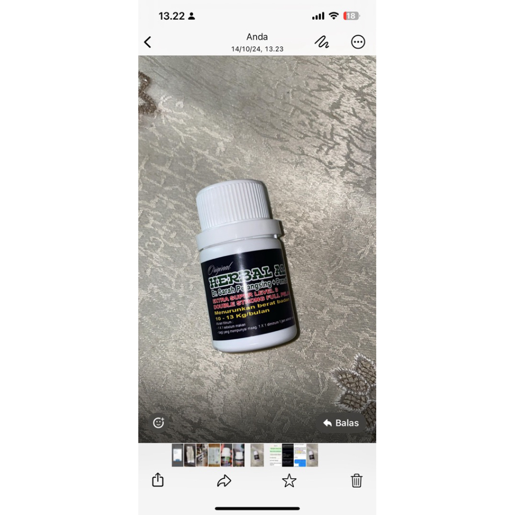 pelangsing dr sarah level 3 double strong original 100%