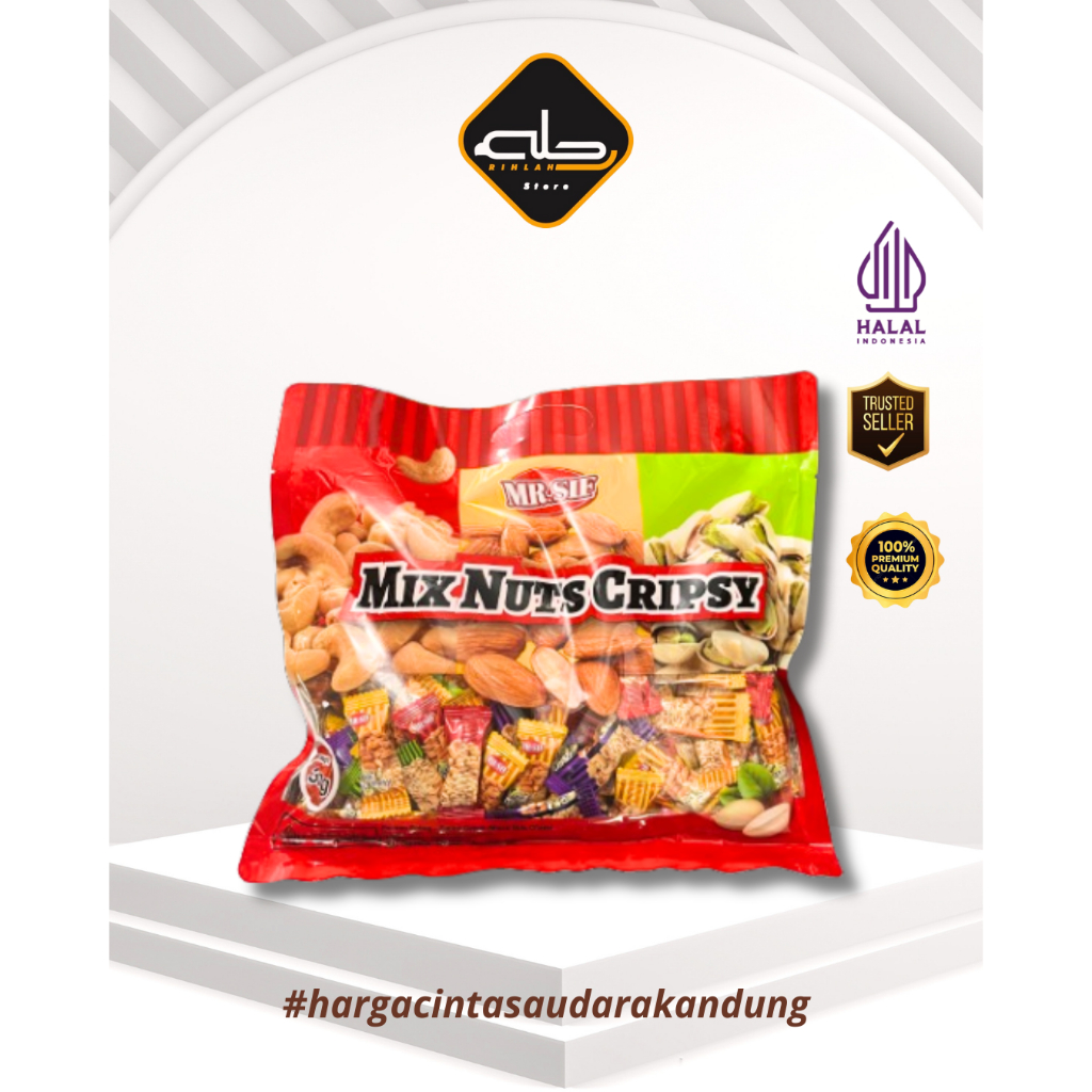 

NARAYA MIXED NUTS CRISP Permen Kacang Ting-Ting 400gr