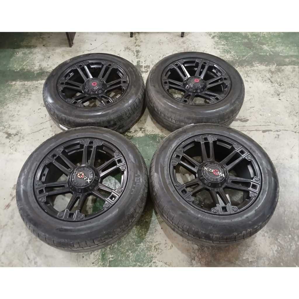 VELG MOBIL SECOND MURAH WORX R20 LUBANG 6 PNP PAJERO FORTUNER FORD TRITON EVEREST