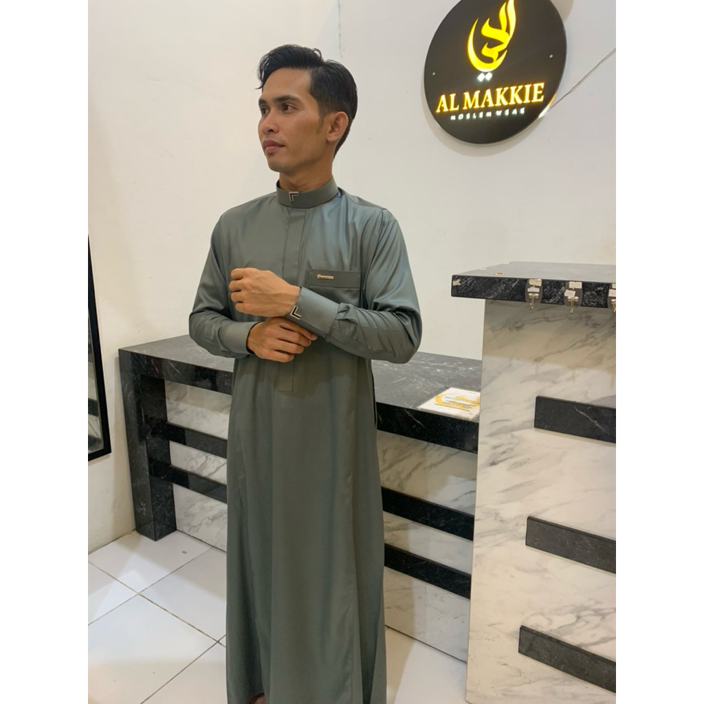 Gamis Al Makkie Korean Impor Warna, Premium Quality