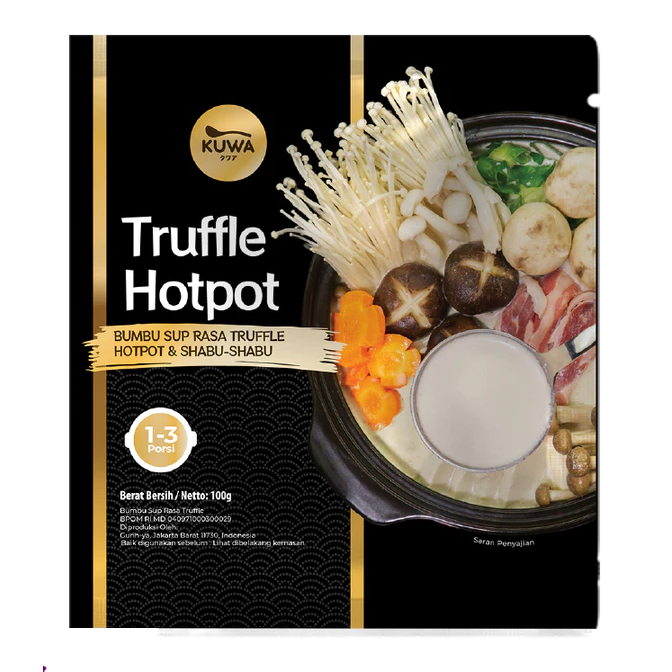 

Kuwa Truffle Hotpot (Premium) 100gr Hotpot Kuah Steamboat Instan