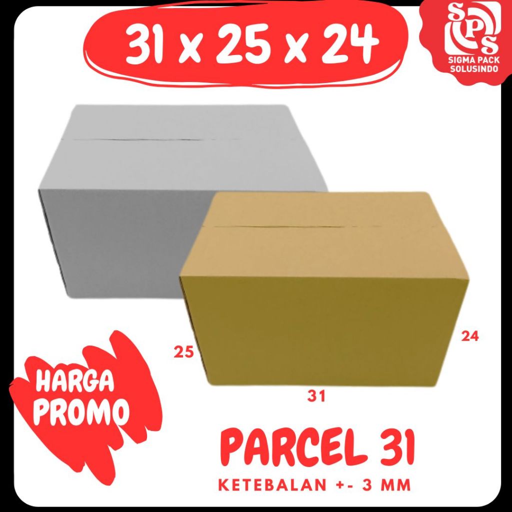 

Box Parcel 31x25x24 Kardus Packing/ Dus Parcel / Box Bingkisan Lebaran/Ied idul Fitri/Paket/Bingkisan sembako/hampers/eid mubarak/Motif