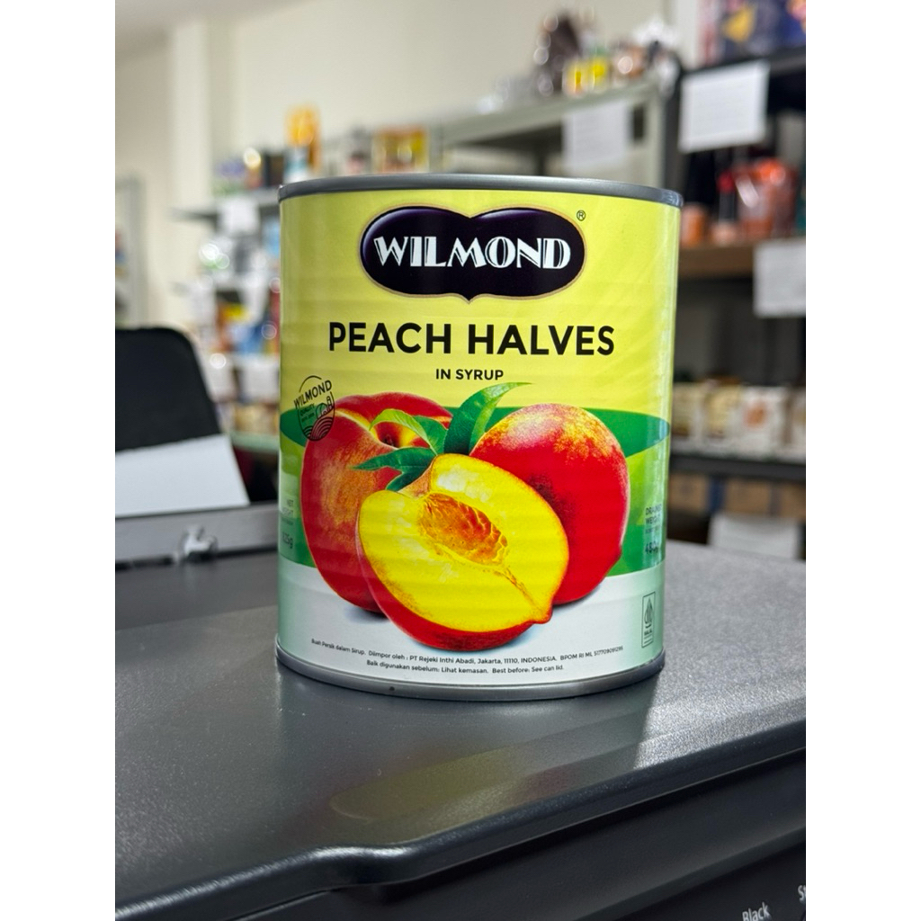 

WILMOND Buah kaleng Peach Halves / buah peach 825Gr