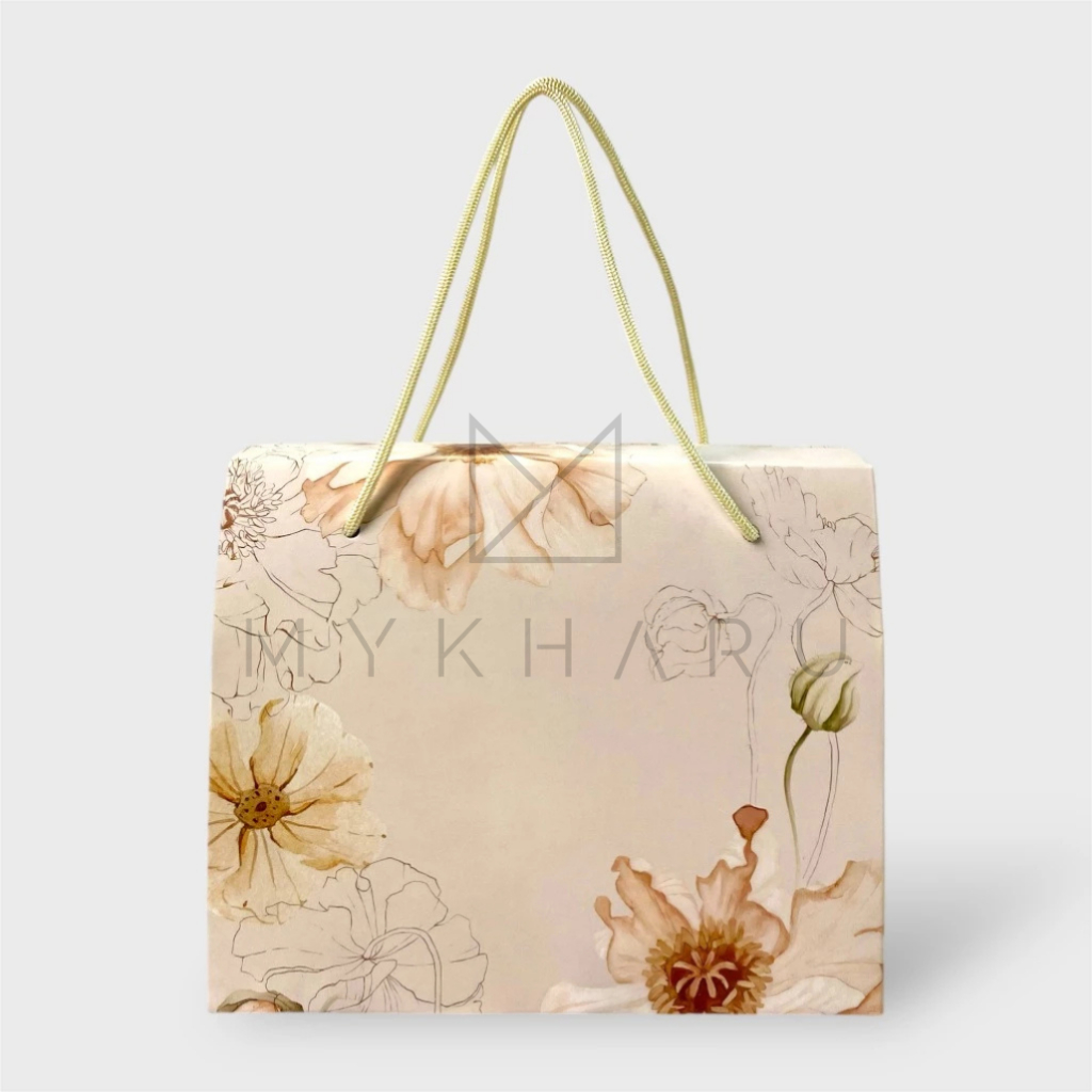 

Mykharu Box Hampers 19,5 x 9 x 16 cm | Kotak Kado Craft Premium | Box Hadiah Perpisahan Estetik