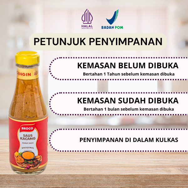 

HG BrocoFood Saus Kacang Rasa Pedas - Bumbu Masak Instant - Kemasan Botol 210Ml - Siap Untuk Di