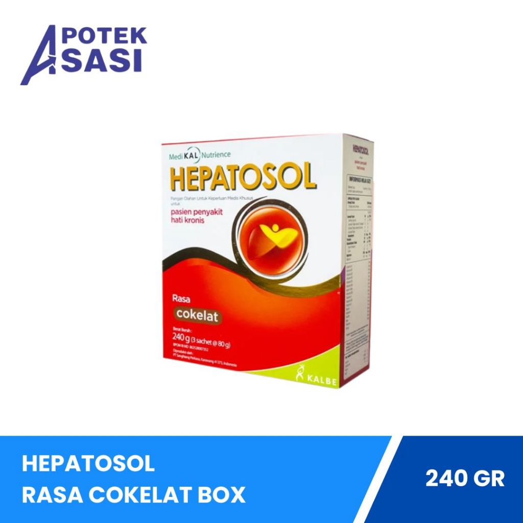 

Hepatosol Rasa Cokelat - 240 Gram (ED Juli 2025)