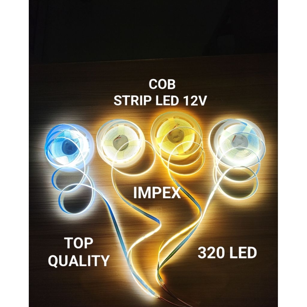 STRIP LED COB DC 12V / 5M / 320LED / Lampu STRIP LIGHT