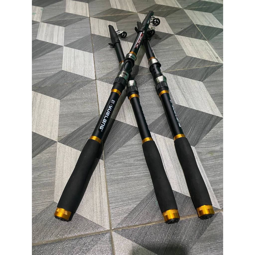 Yeulang Joran Pancing Laut  Kuat Import Antena Telescopic 300 cm