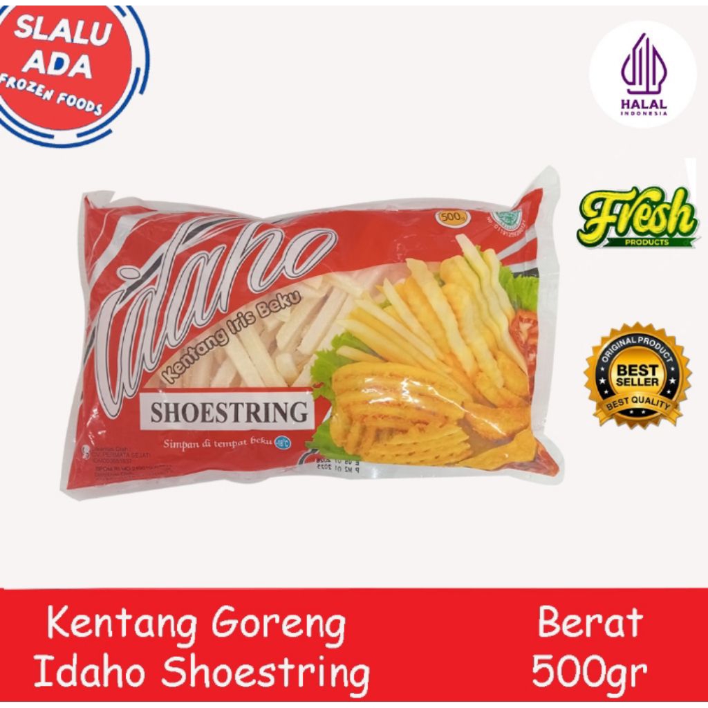 

idaho shoestring 500gr kentang goreng murah dan berkualitas