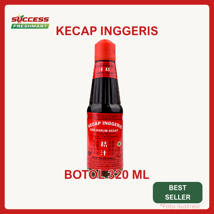 

Kecap Inggris Asia Harum Sedap 320 ML